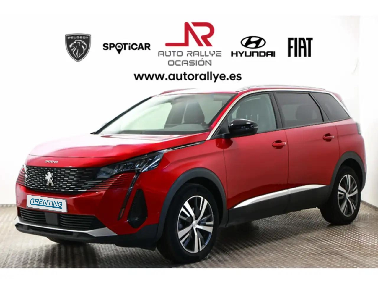 Renting Peugeot 5008 1.2 PureTech S&S Allure 130 Rojo