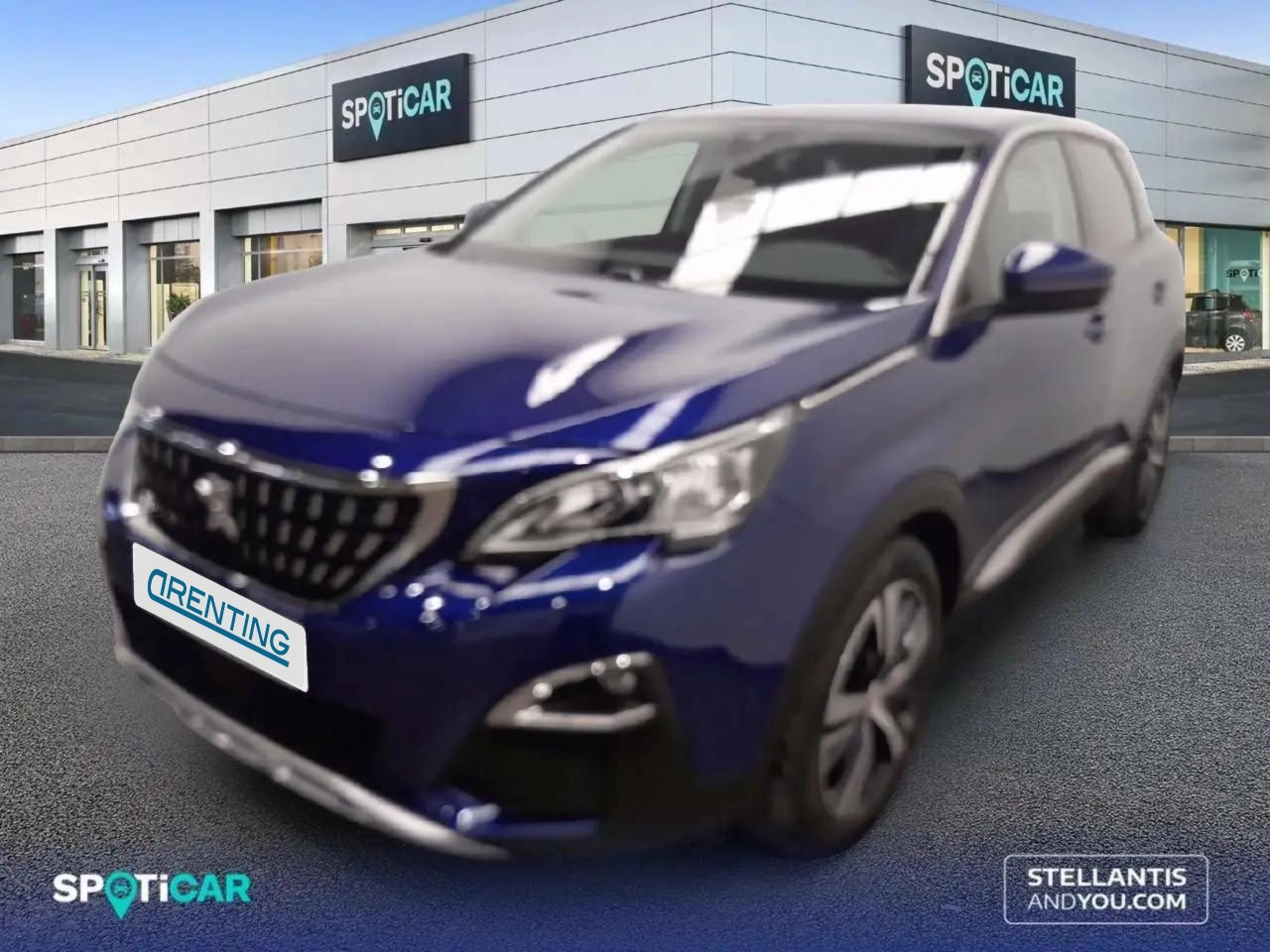 Renting Peugeot 3008 1.2 PureTech S&S Allure 130 Azul 1