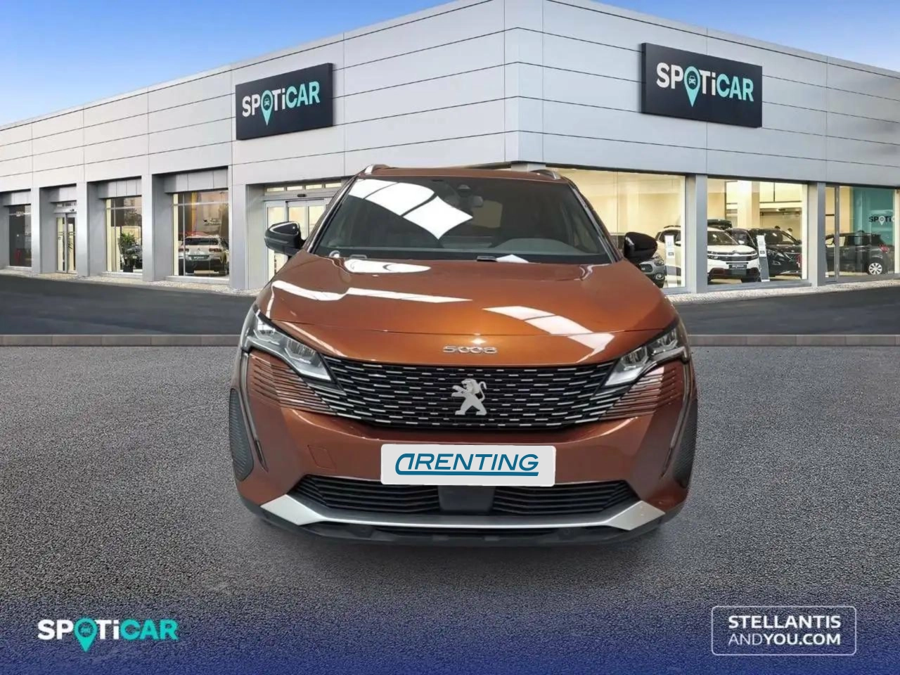 Renting Peugeot 5008 1.2 PureTech S&S Allure 7 pl. 130 Amarillo