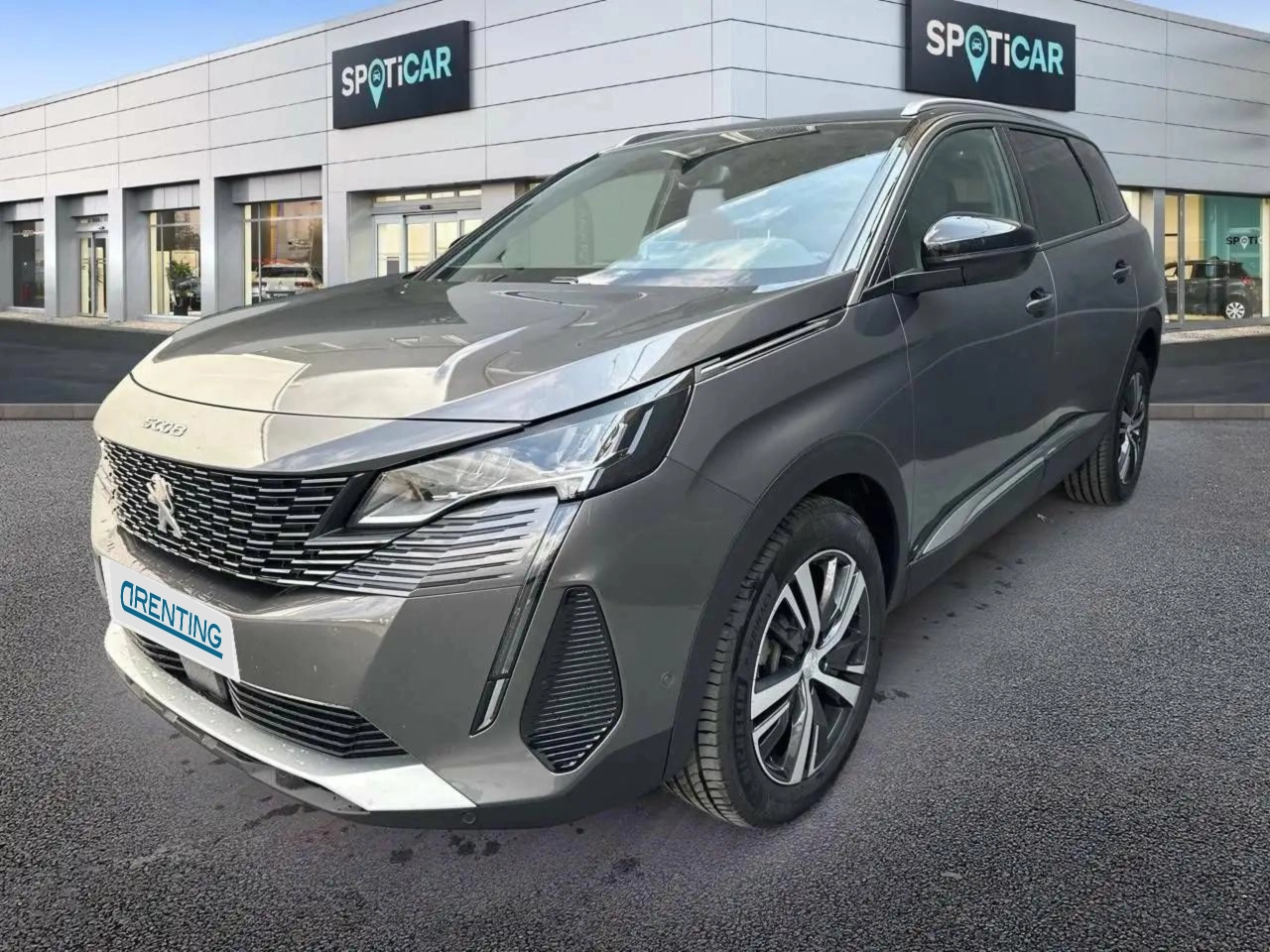 Renting Peugeot 5008 1.2 PureTech S&S Allure 7 pl. 130 Gris 1