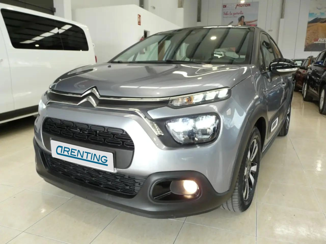 Renting Citroen C3 1.2 PureTech S&S Feel Pack 83 Gris