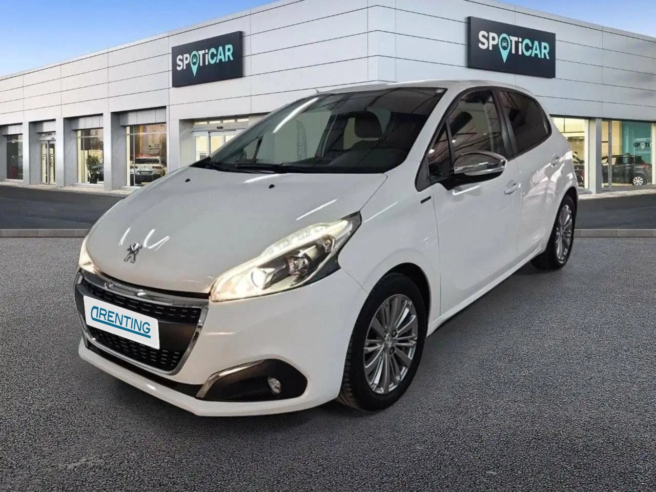 Renting Peugeot 208 1.2 PureTech S&S Signature 82 Blanco