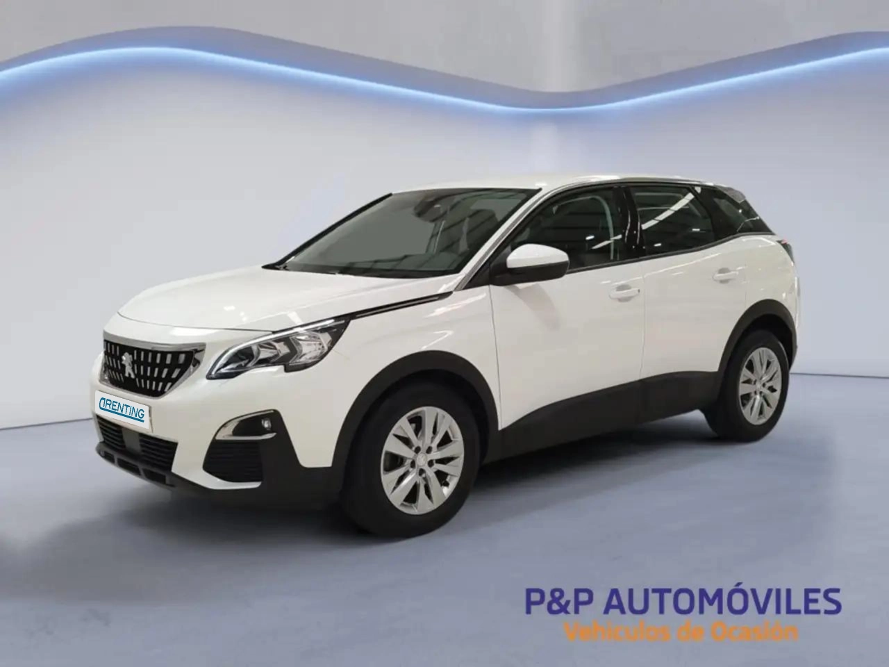 Renting Peugeot 3008 1.2 S&S PureTech Active 130 Blanco