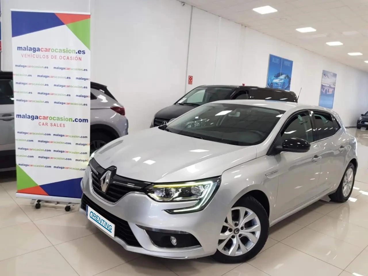 Renting Renault Megane 1.3 TCe GPF Limited + EDC 103kW Plateado