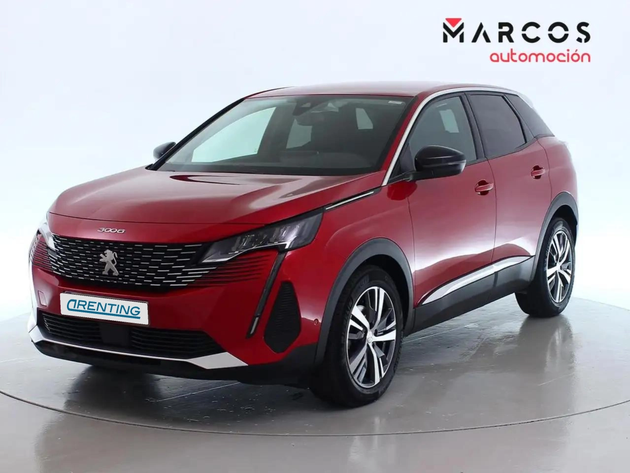 Renting Peugeot 3008 1.5 BlueHDi 96kW (130CV) S&S Allure Rojo 2