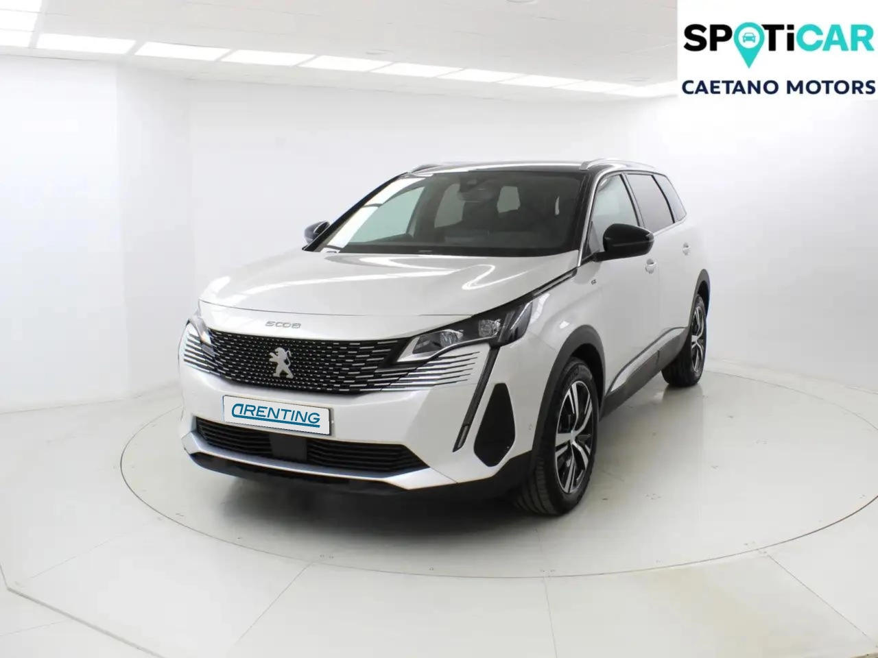 Renting Peugeot 5008 1.5 BlueHDi 96kW S&S GT EAT8 Blanco