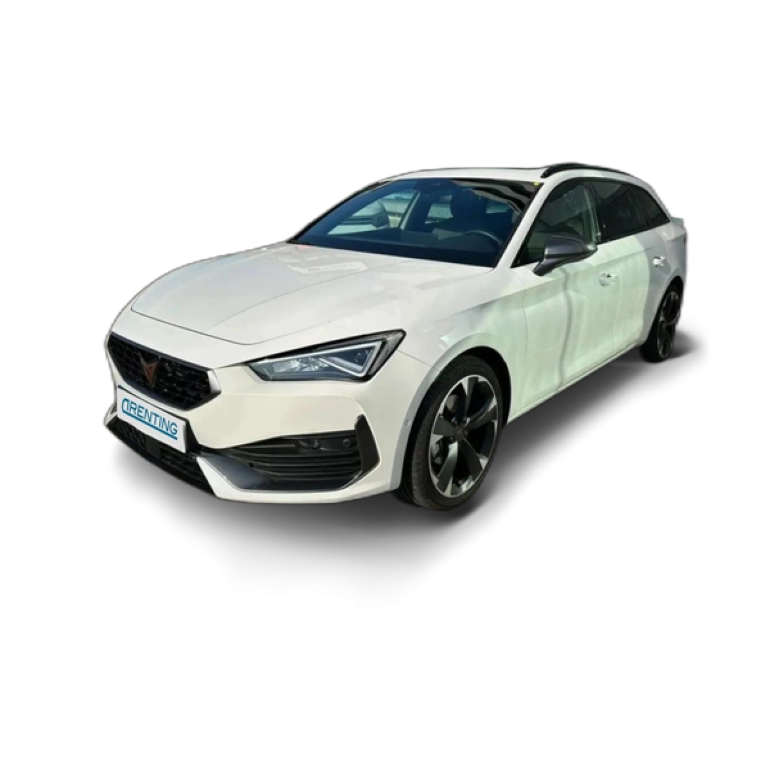 Renting CUPRA Leon 1.5 ETSI DSG 110Kw Blanco 3