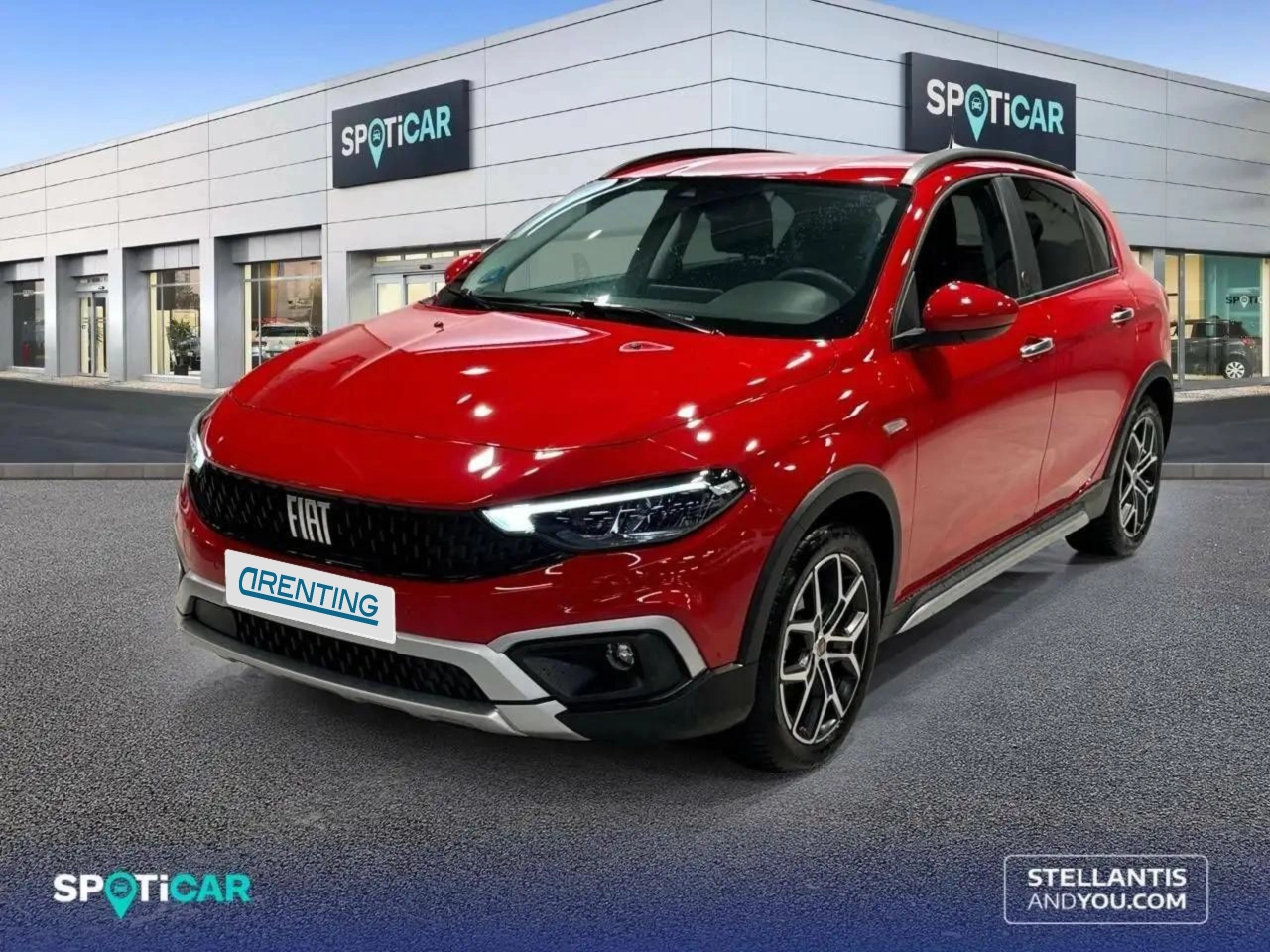 Renting Fiat Tipo 1.5 Hybrid DCT Rojo