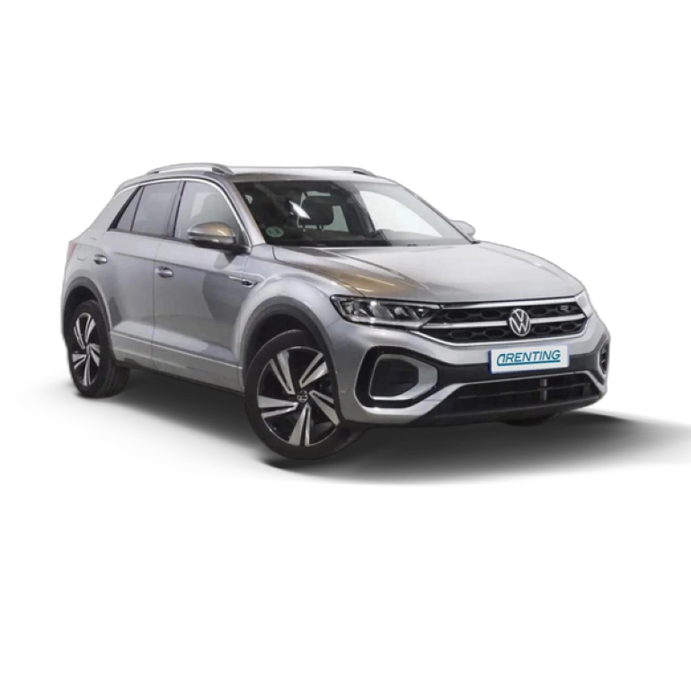 Renting Volkswagen T-Roc 1.5 TSI R-Line Plateado 1