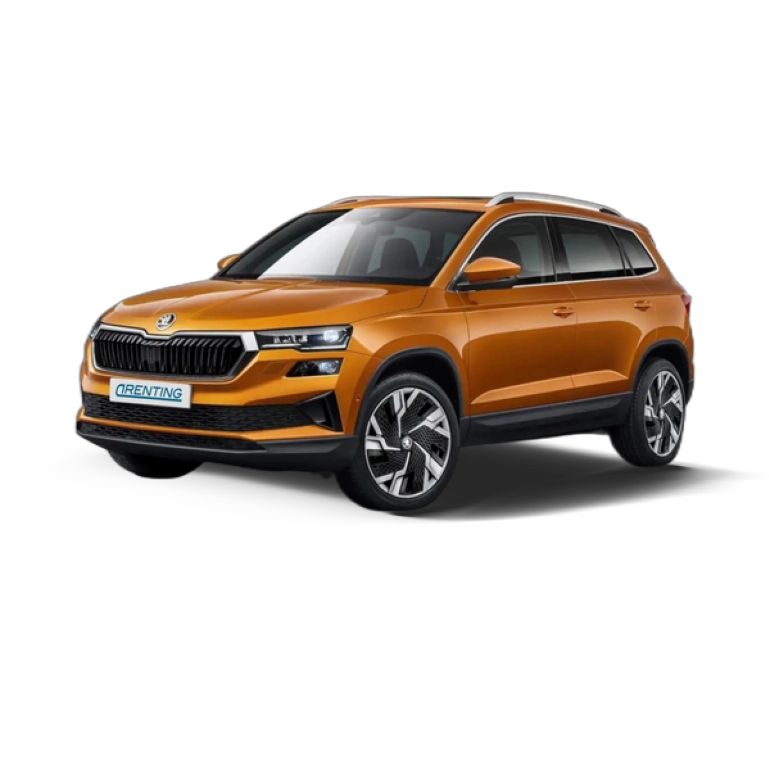 Renting Skoda Karoq 1.5 TSI Sportline ACT DSG Plateado 1