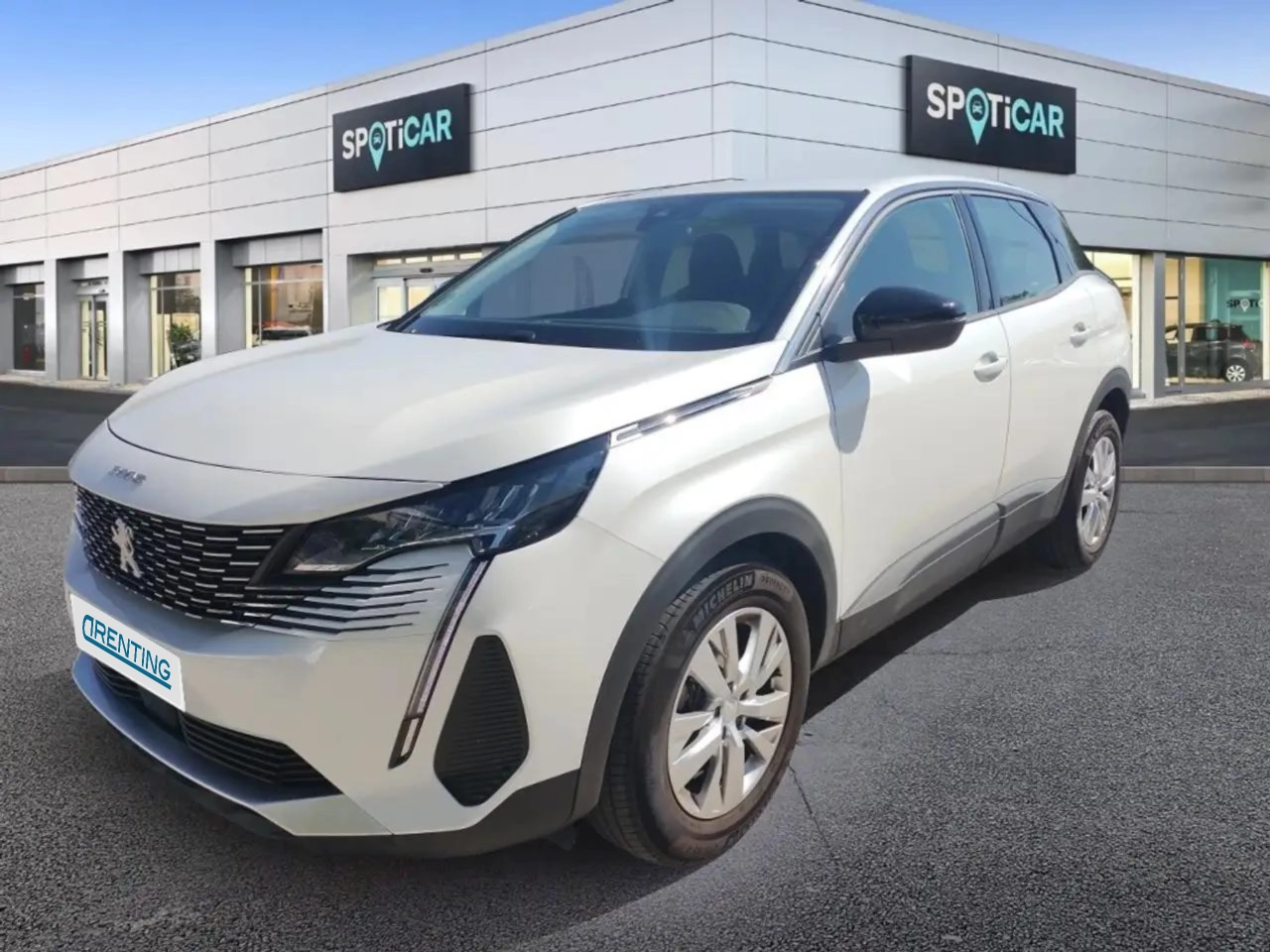 Renting Peugeot 3008 1.5BlueHDi Active Pack S&S 130 Blanco 1