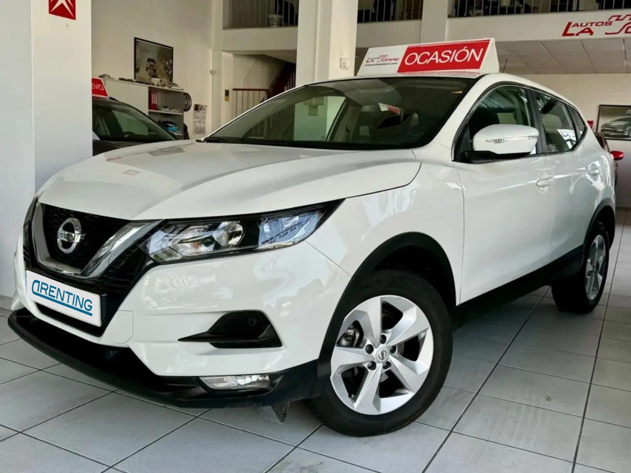 Renting Nissan Qashqai 1.5dCi Acenta 4×2 85kW Blanco 3