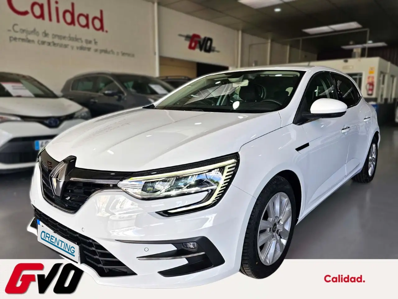 Renting Renault Megane 1.5dCi Energy Business 81kW Blanco 1