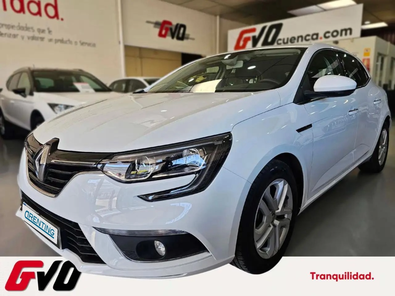 Renting Renault Megane 1.5dCi Energy Business 81kW Blanco 2