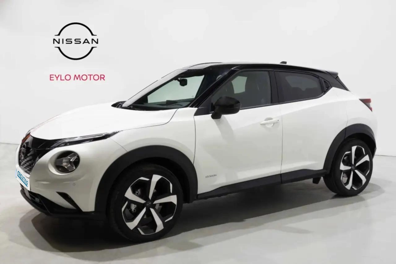 Renting Nissan Juke 1.6 Hybrid Tekna Auto Blanco