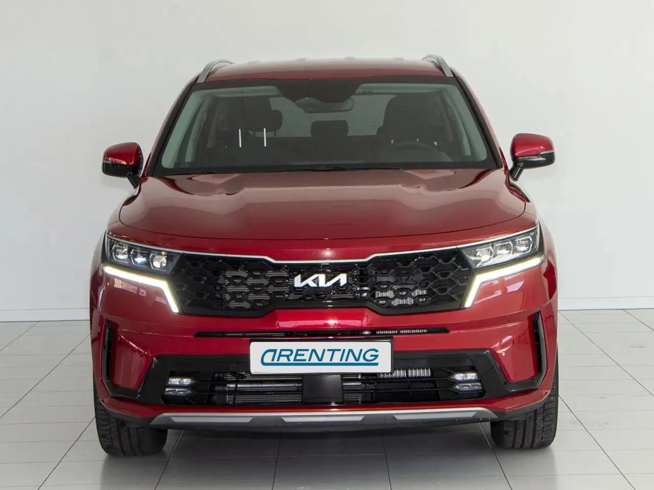 Renting Kia Sorento 1.6 T-GDI PHEV DRIVE 4WD 265 5P 7 Plazas Rojo