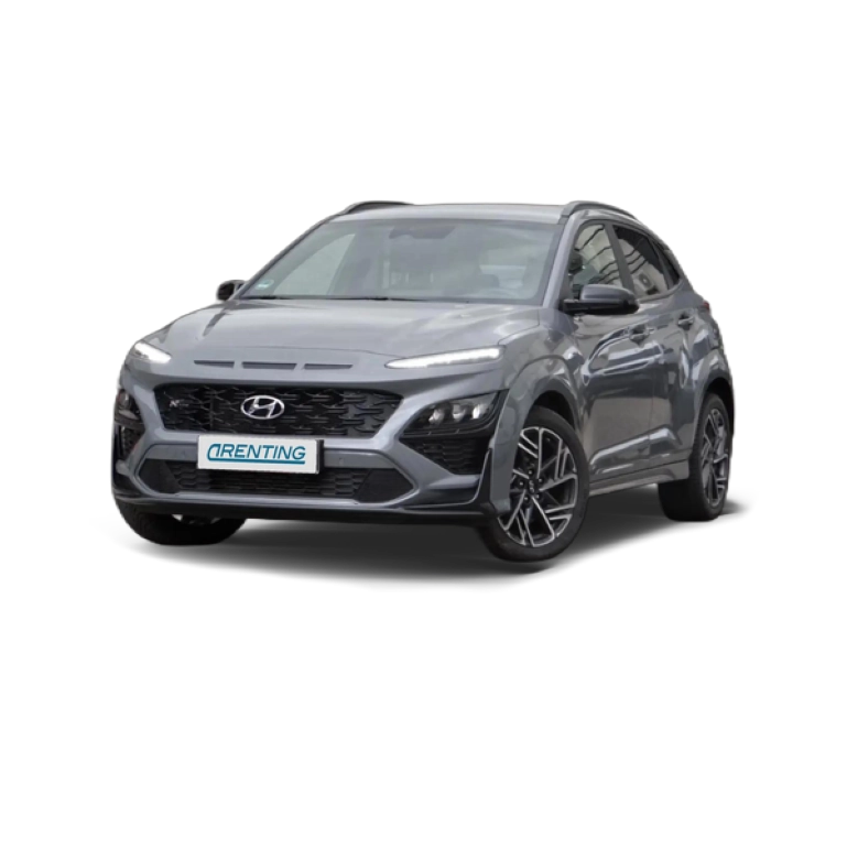 Renting Hyundai KONA 1.6 TGDI Nline 4×2 DT Gris