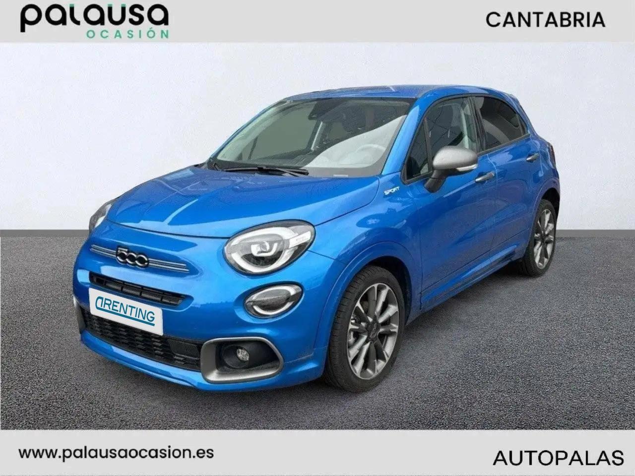 Renting Fiat 500X 1.6Mjt S&S Dolcevita Sport 97kW Azul