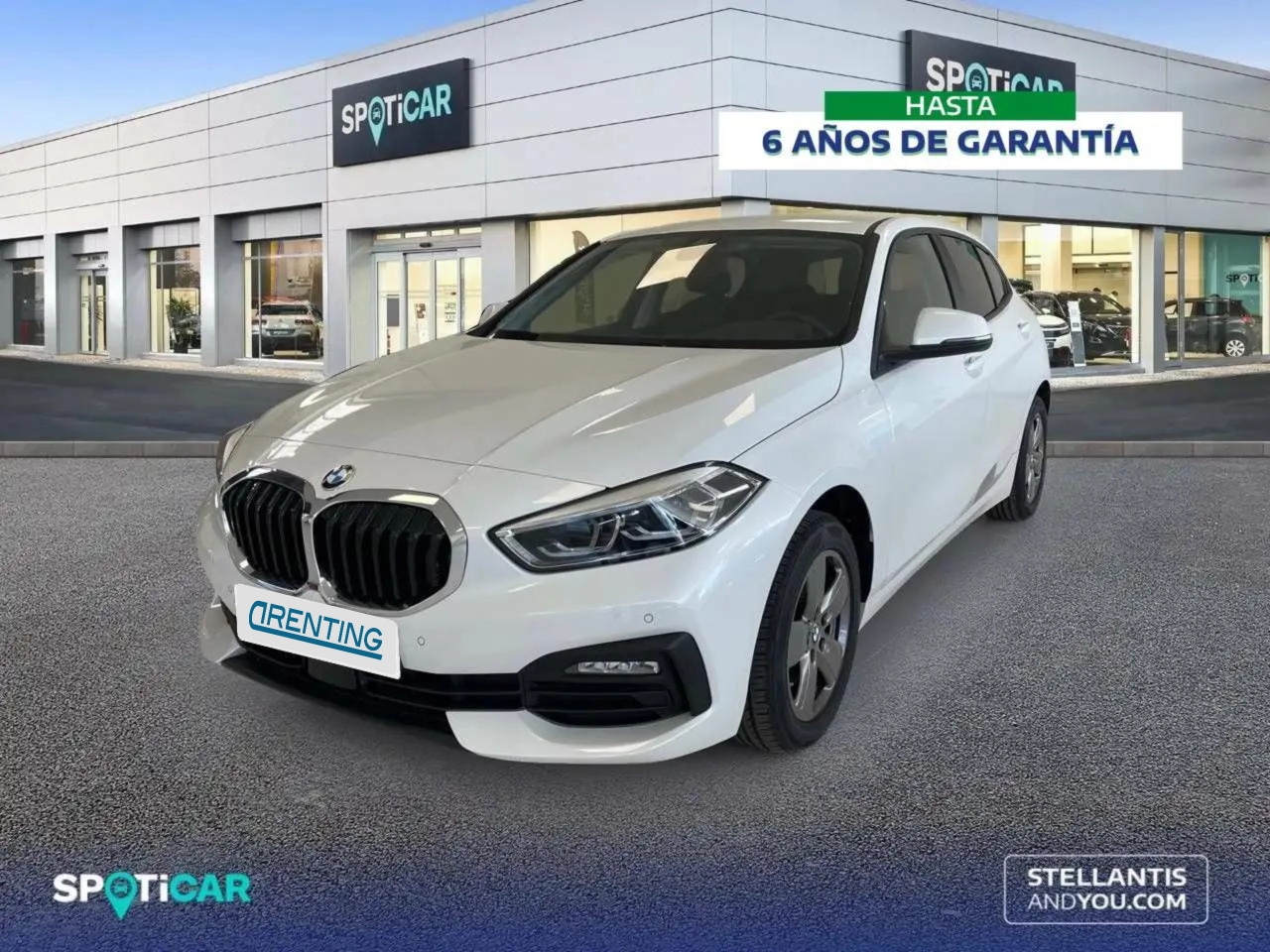 Renting BMW 118 118i Blanco 2