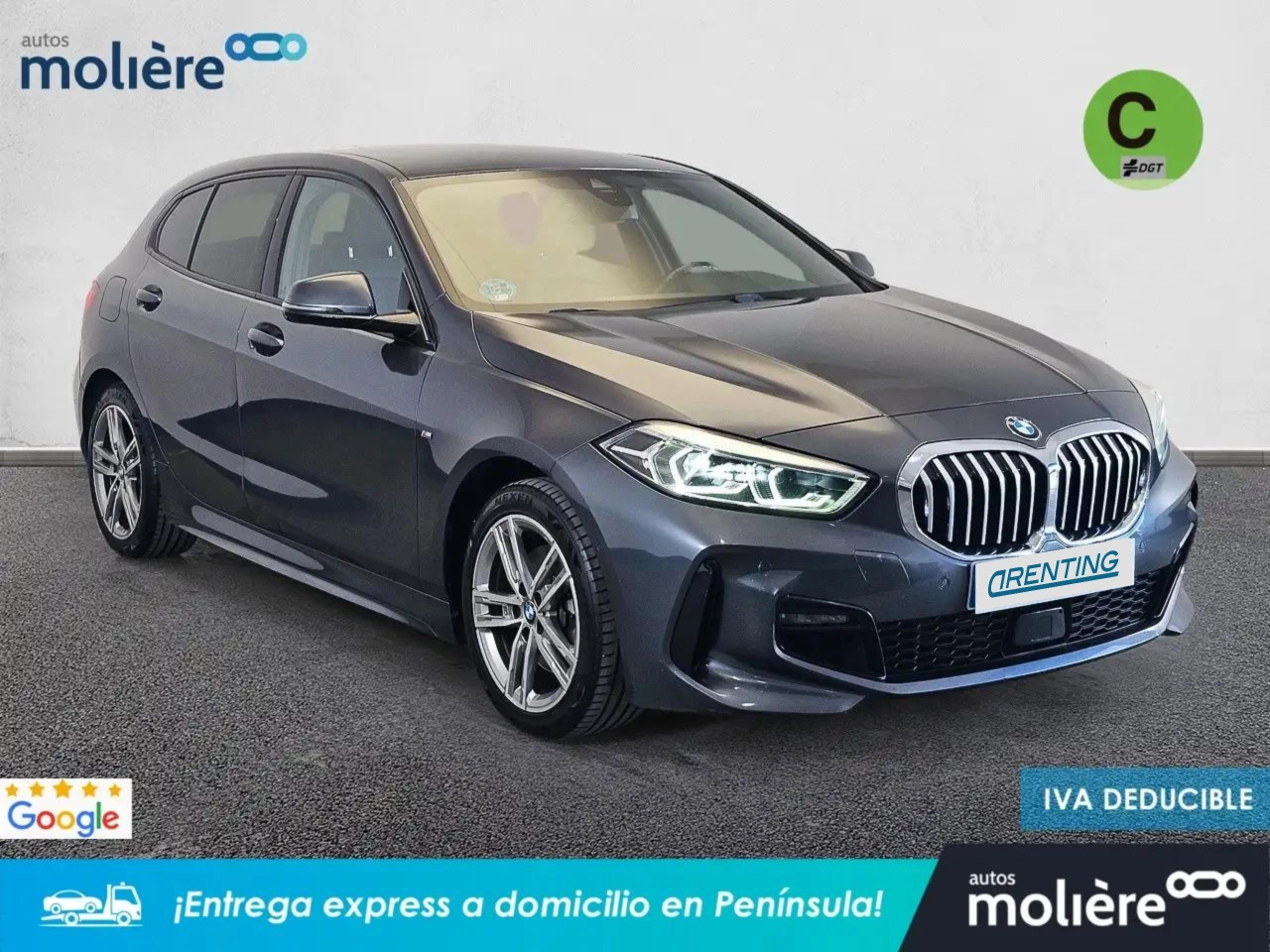 Renting BMW 118 118i Gris