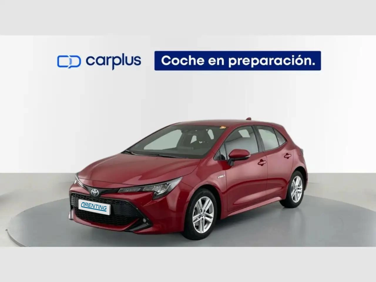 Renting Toyota Corolla 125H Active Tech Rojo