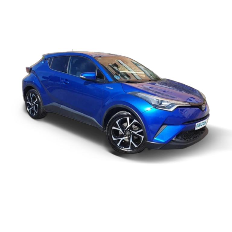 Renting Toyota C-HR 125H Advance Azul 2