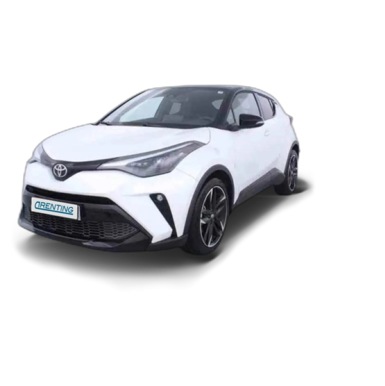 Renting Toyota C-HR 180H GR Sport Black Edition Blanco