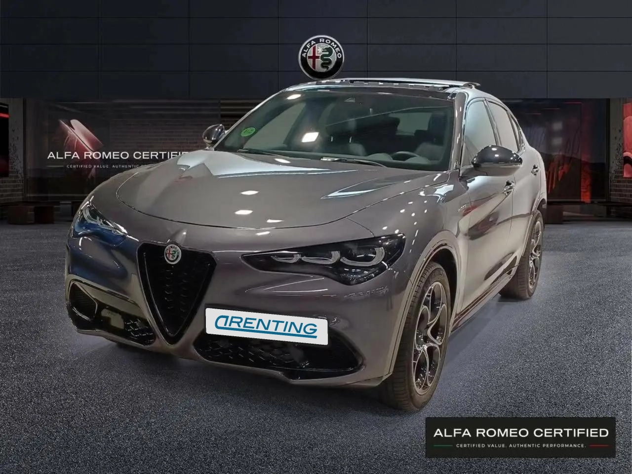 Renting Alfa Romeo Stelvio 2.0 Gasolina 206kW (280CV)  Q4 Veloce Gris 1