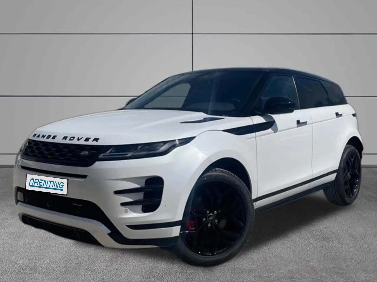 Renting Land Rover Range Rover Evoque 2.0D I4 MHEV R-Dynamic SE AWD Aut. 204 Blanco