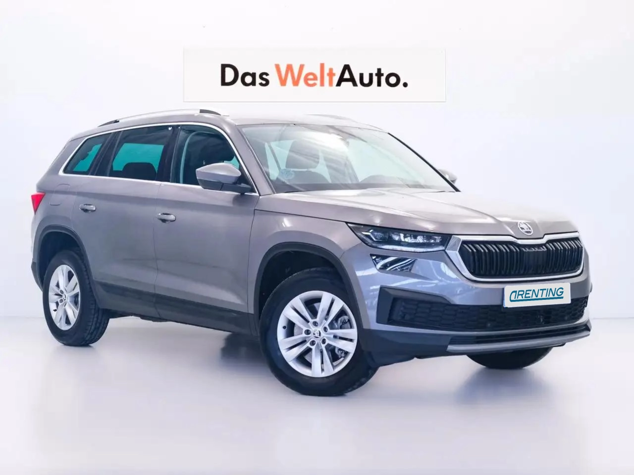 Renting Skoda Kodiaq 2.0TDI AB tech Ambition 4×2 DSG 110kW Gris