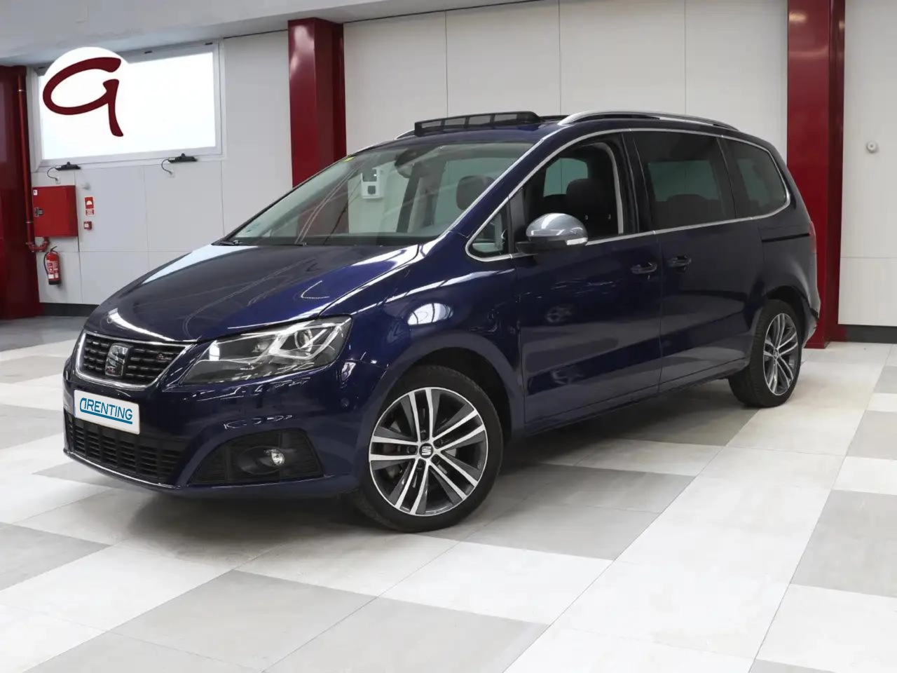 Renting SEAT Alhambra 2.0TDI CR S&S Xcellence DSG 177 Azul