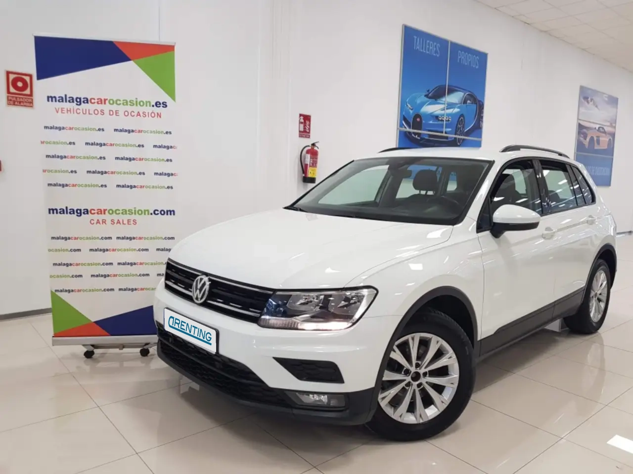 Renting Volkswagen Tiguan 2.0TDI Edition 110kW Blanco