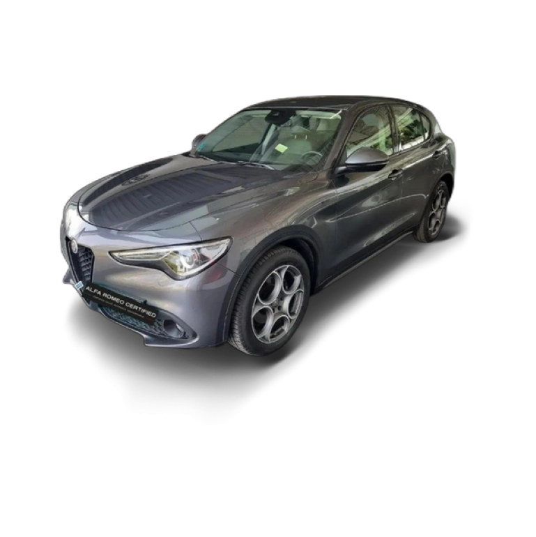 Renting Alfa Romeo Stelvio 2.2 Diésel 140kW (190CV)  Q4 Sprint Gris