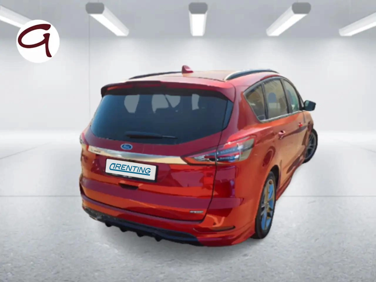 Renting Ford S-Max 2.5 Duratec FHEV ST-Line Aut. 190 Rojo