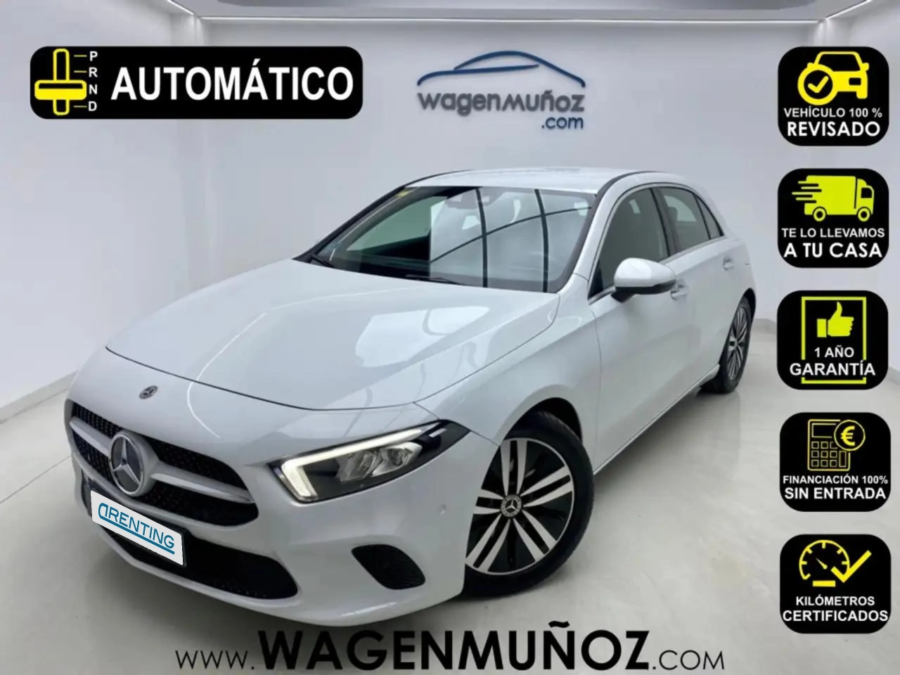 Renting Mercedes-Benz A 200 200d 8G-DCT Blanco 4