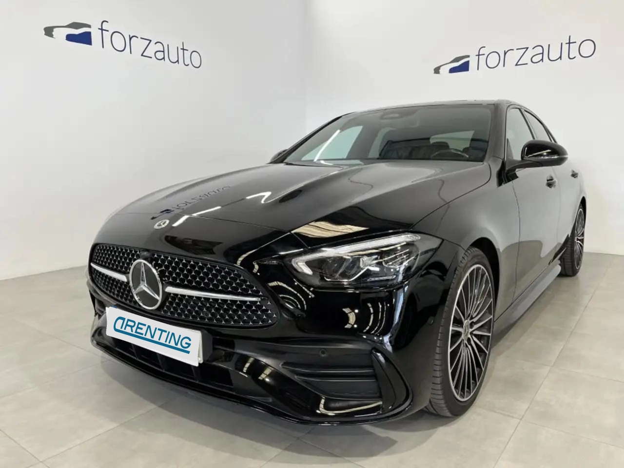 Renting Mercedes-Benz C 220 220d 9G-Tronic Negro 2