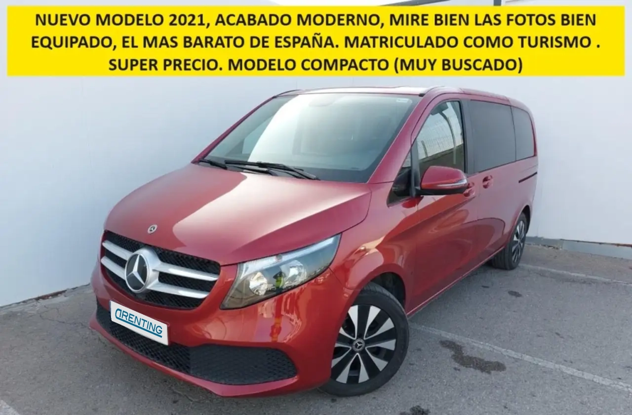 Renting Mercedes-Benz V 220d Compacto Avantgarde Burdeos