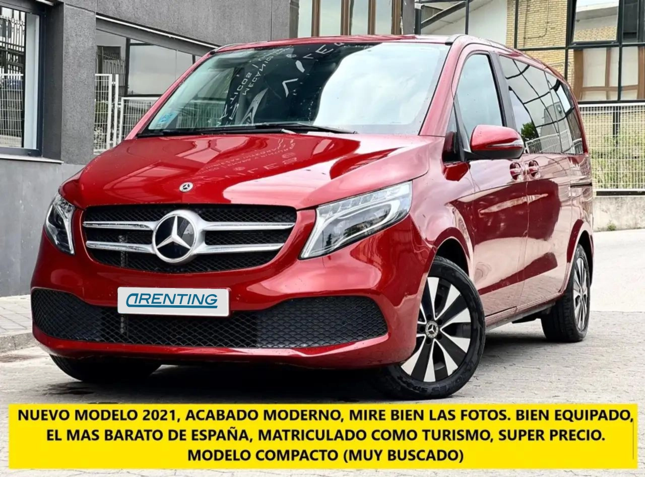 Renting Mercedes-Benz V 220 220d Compacto Avantgarde Burdeos