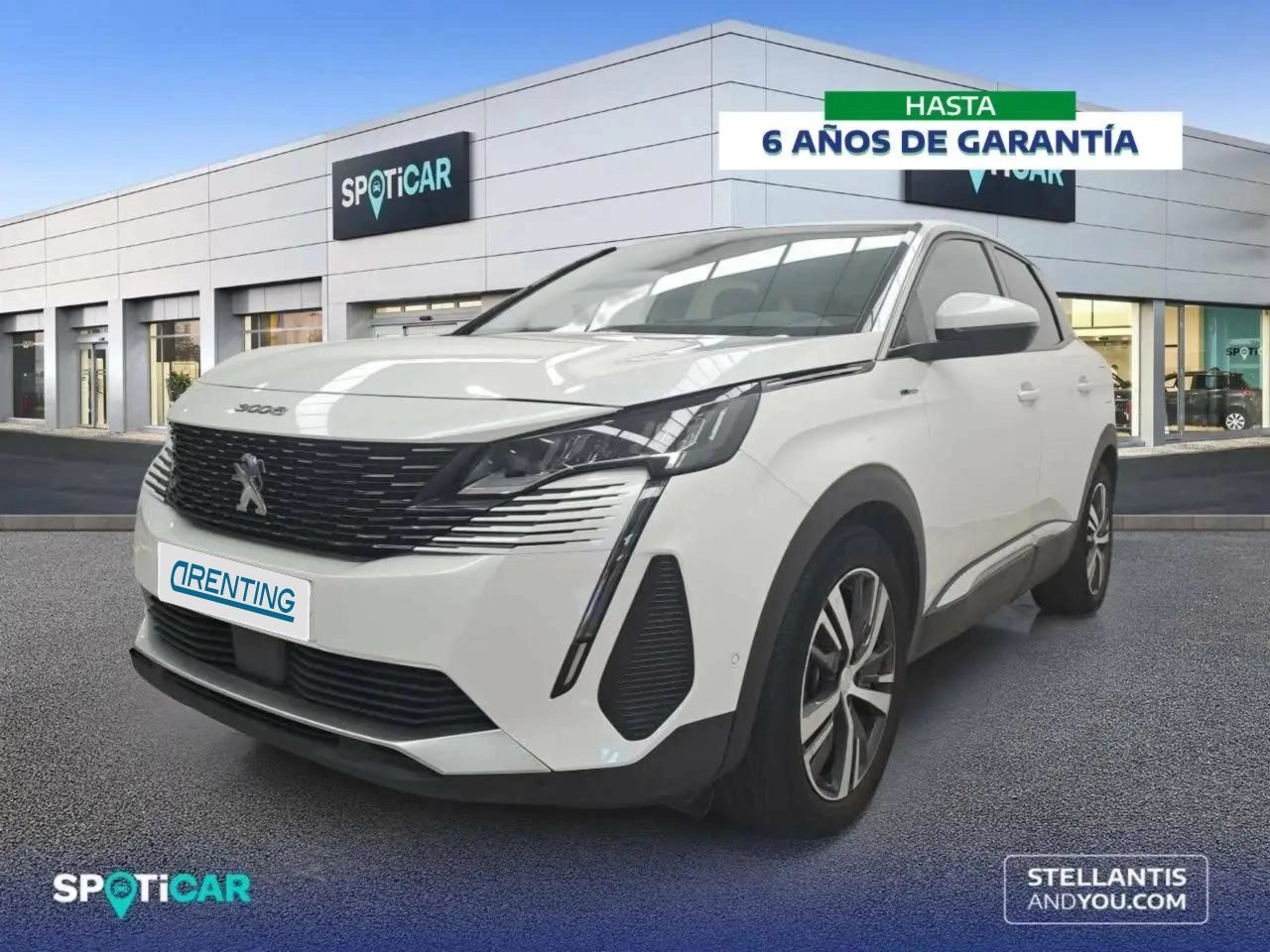 Renting Peugeot 3008 225 e-EAT8 Allure Negro