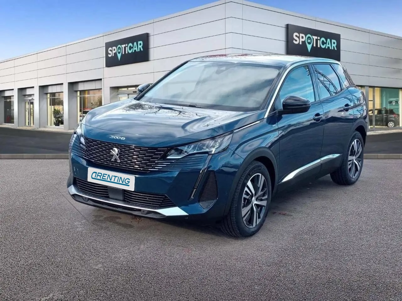 Renting Peugeot 3008 225 e-EAT8 Allure Pack Azul