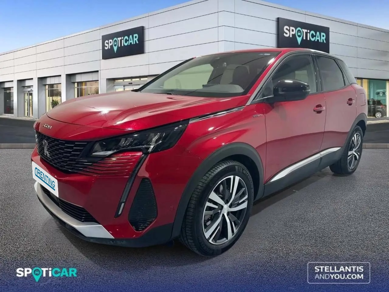 Renting Peugeot 3008 225 e-EAT8 Allure Pack Rojo