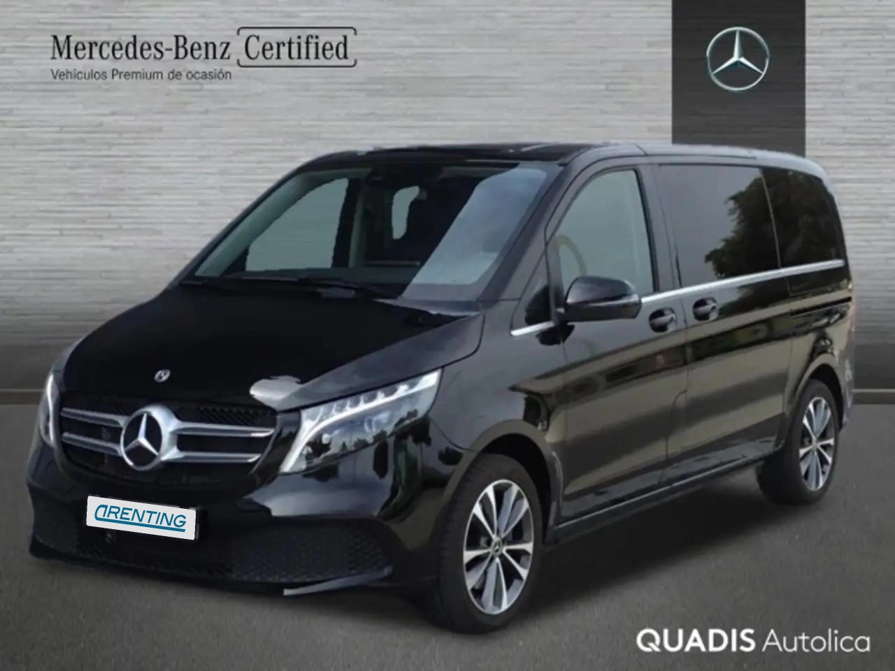 Renting Mercedes-Benz V 250d Compacto Avantgarde Negro 1