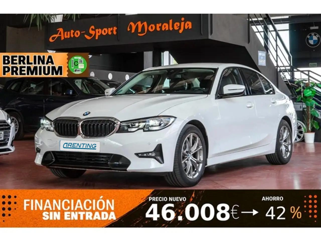 Renting BMW 318 318d Blanco 1