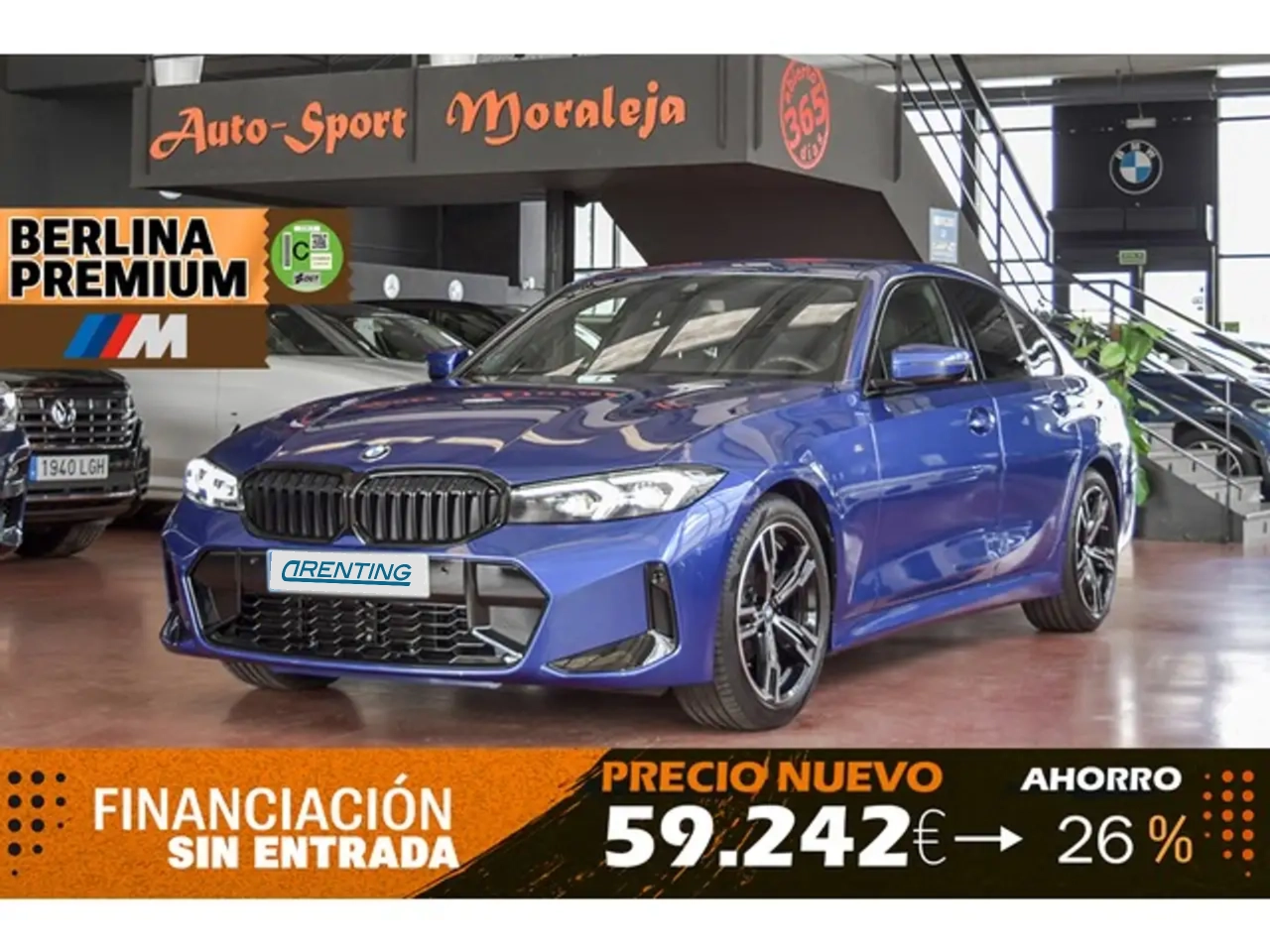 Renting BMW 318 318dA Azul