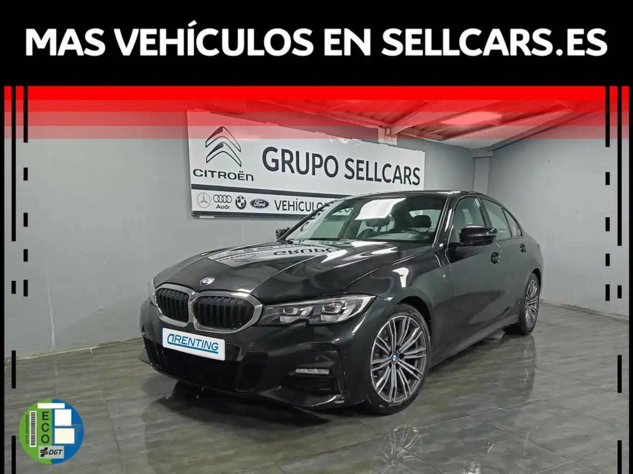 Renting BMW 320 320dA Negro 3