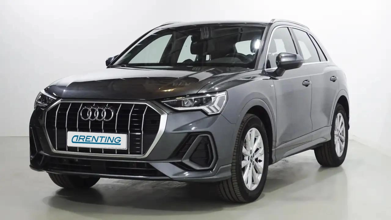 Renting Audi Q3 35 TDI Black line S tronic 110kW Gris 5