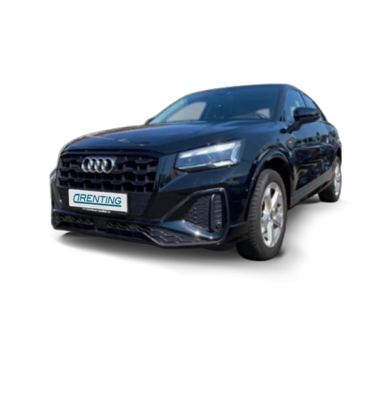 Renting Audi Q2 40 TFSI S line quattro S tronic 140kW Negro