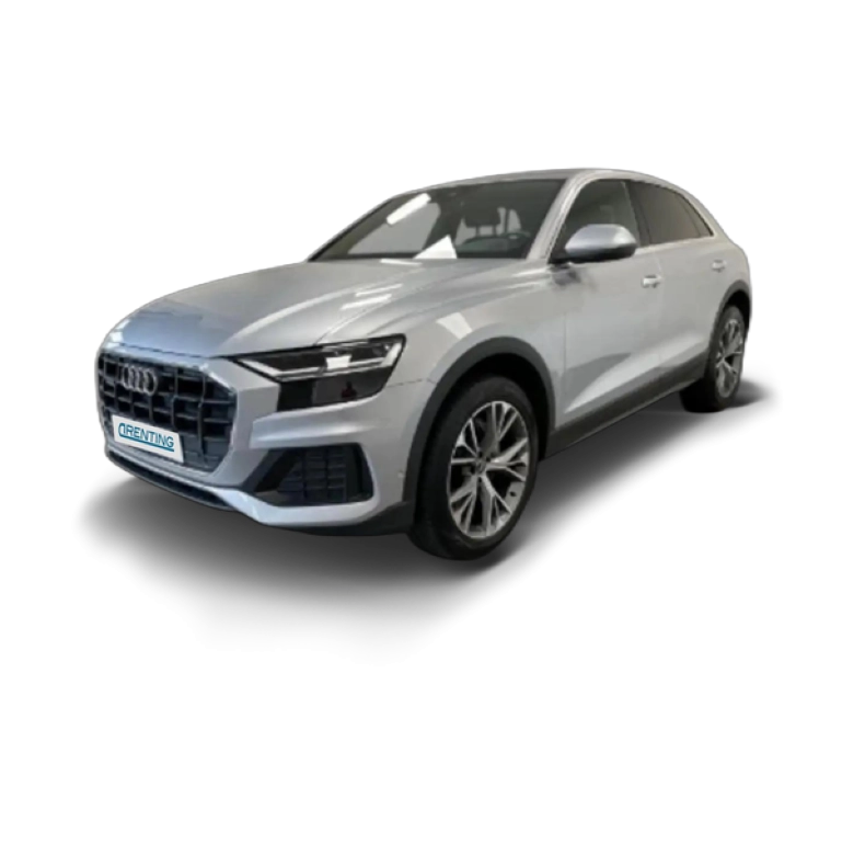 Renting Audi Q8 45 TDI Black line plus quattro tiptronic Gris