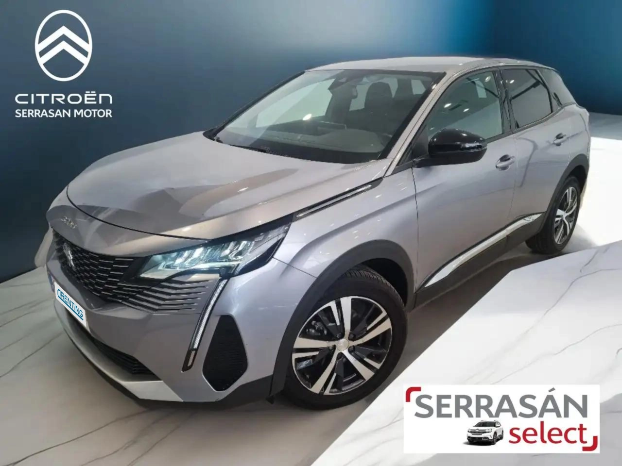 Renting Peugeot 3008 Allure 130CV EAT8 96kw Gris