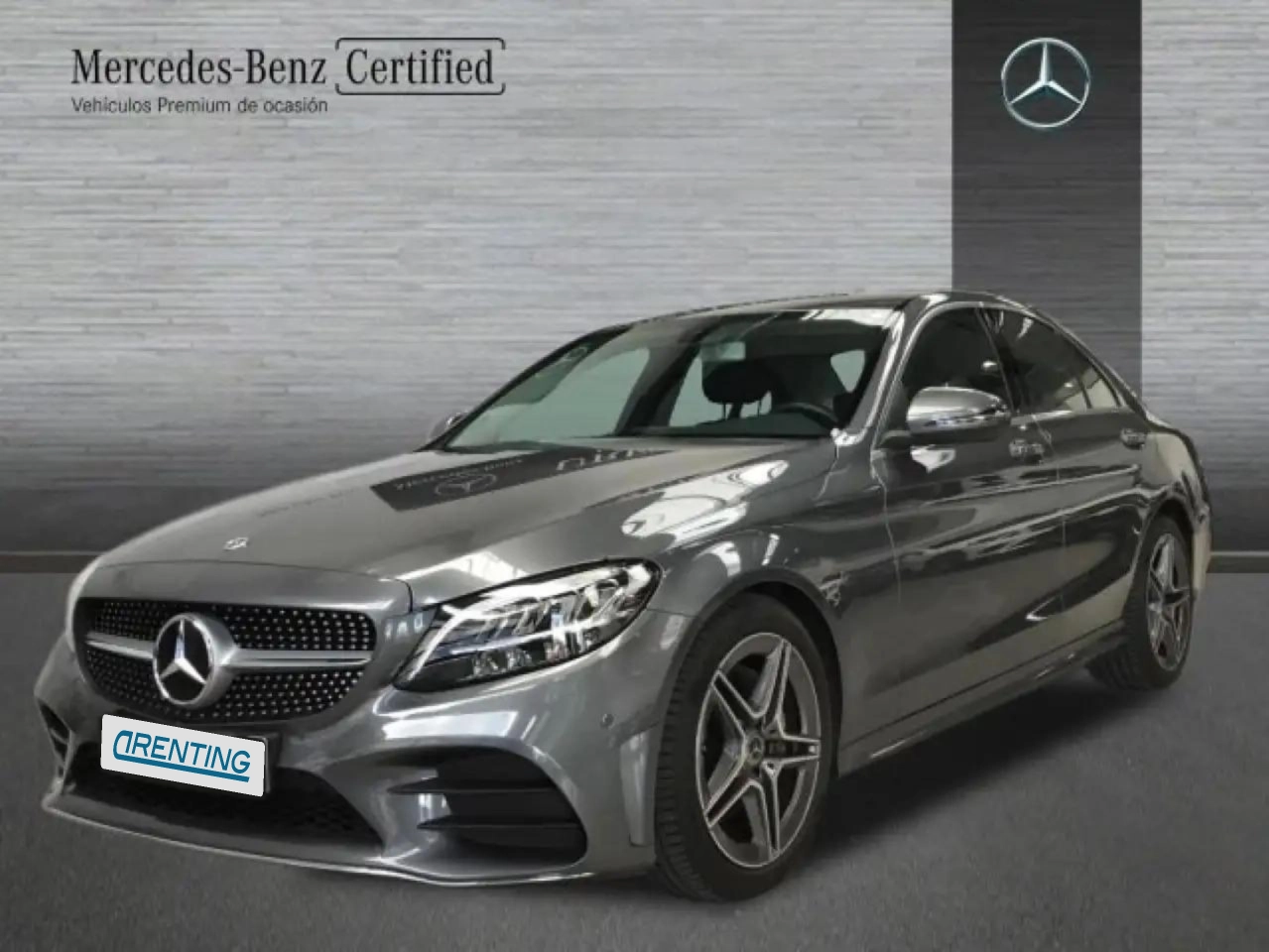 Renting Mercedes-Benz C 200 AMG Line (EURO 6d-TEMP) Gris 1